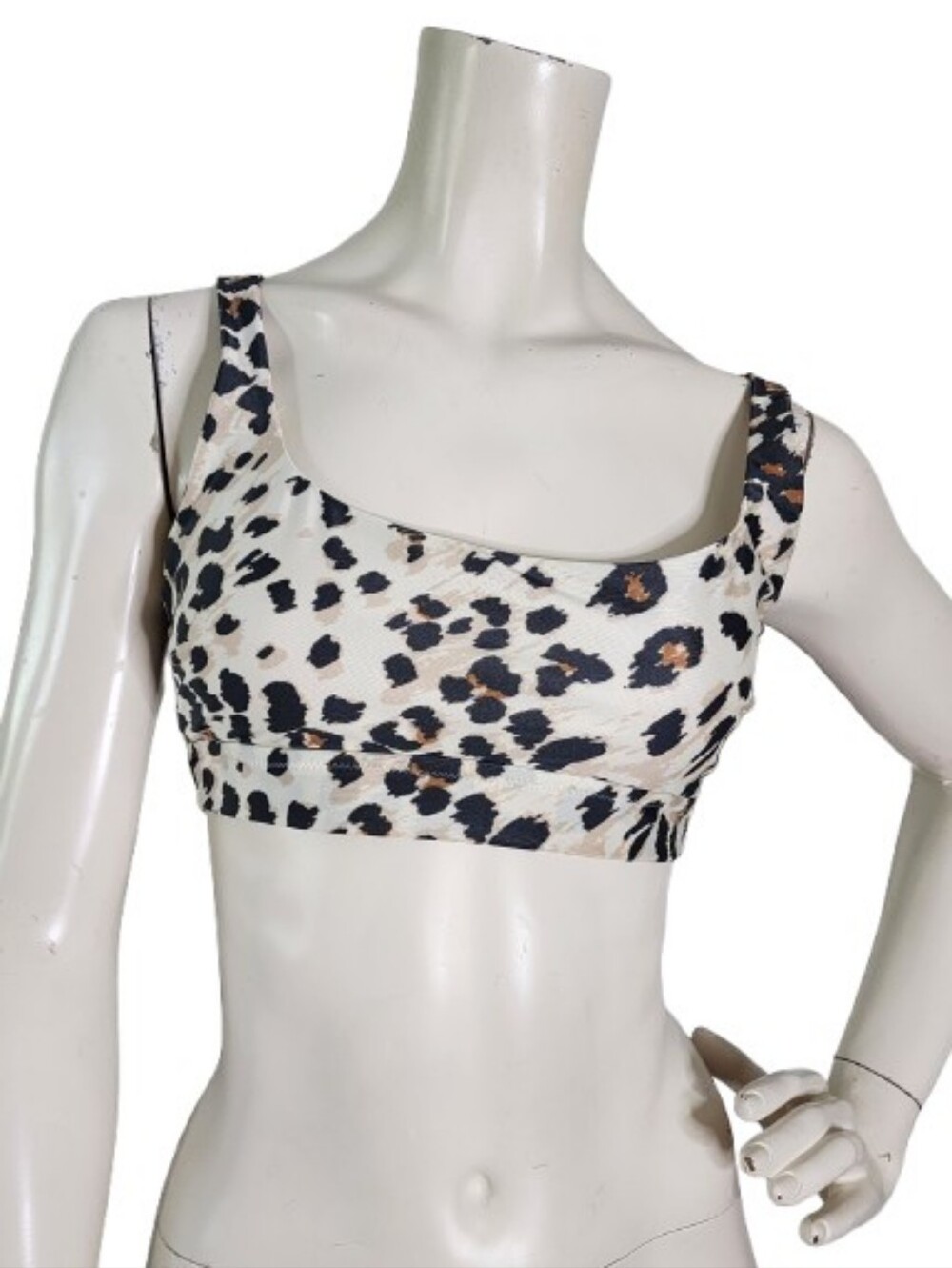 Aerie Leopard Print B8kini Top Women's M